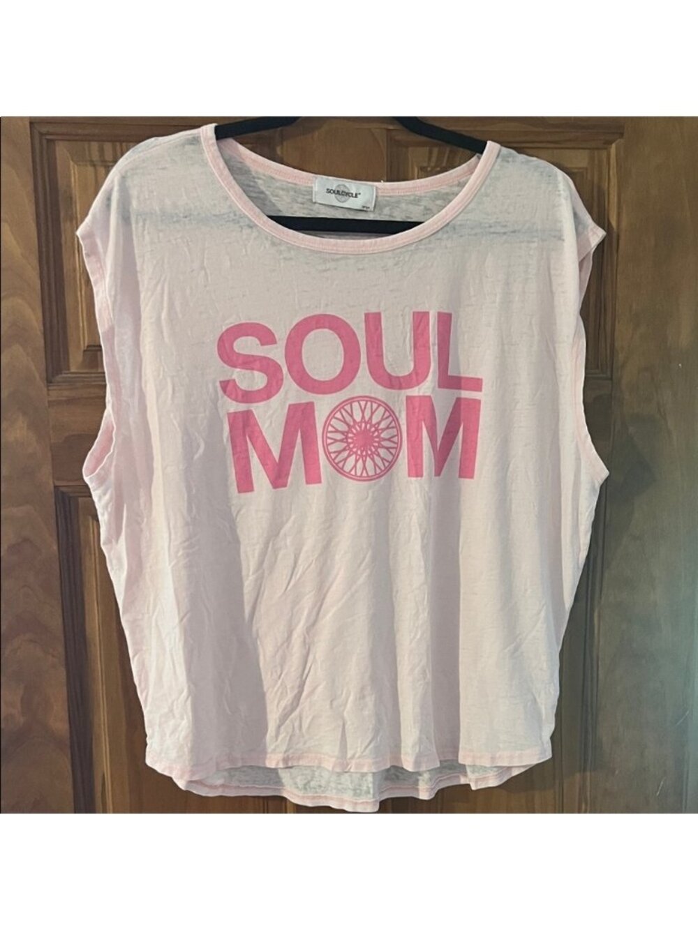 SoulCycle Light Pink Muscle Tee